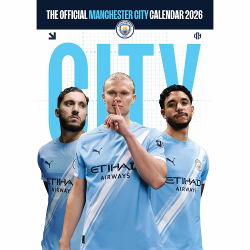 Nástěnný kalendář Manchester City FC 2026