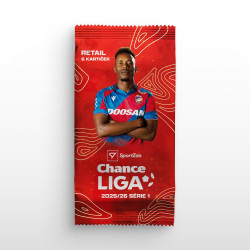 Retail box fotbalových kartiček SportZoo Chance Liga 2025/26 - 1.série