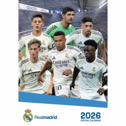 Nástěnný kalendář Real Madrid 2026