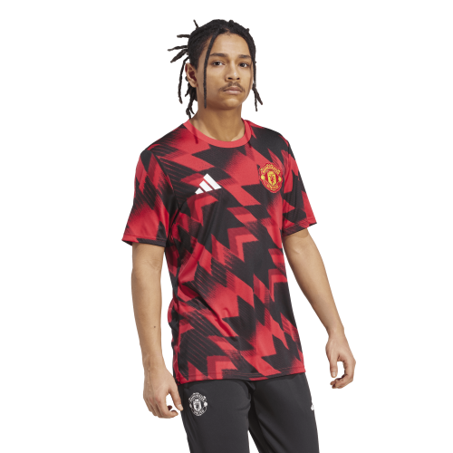 Předzápasový dres adidas Manchester United FC 25/26