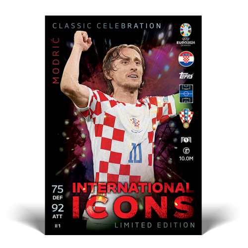Velká krabička Topps Match Attax EURO 2024 Mega Tin 3 International Icons