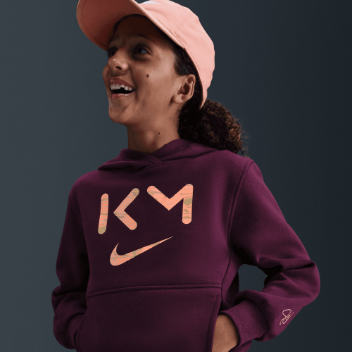 Dětská mikina s kapucí Nike Kylian Mbappé Club Fleece