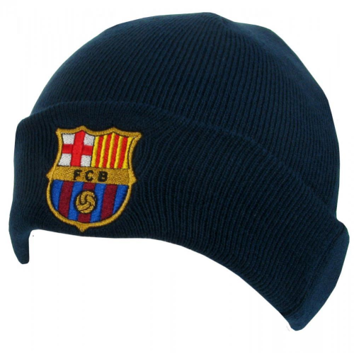 Zimní čepice FC Barcelona