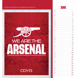 Stolní kalendář Arsenal FC 2026