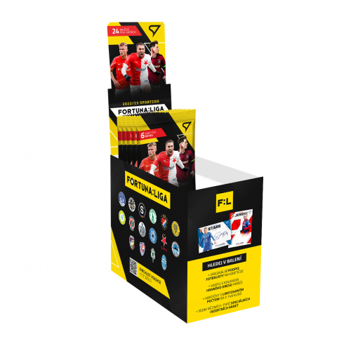 Retail box fotbalových kartiček SportZoo FORTUNA:LIGA 2022/23 Série 2