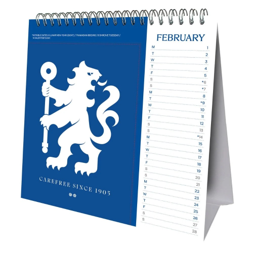 Stolní kalendář Chelsea FC 2027