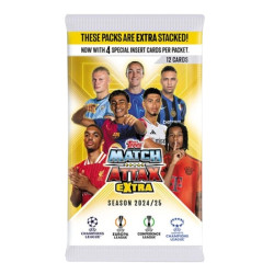 Balíček fotbalových kartiček Topps Match Attax 24/25 Extra