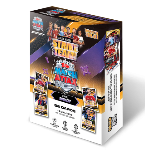 Malá krabička Topps Match Attax UCC 26/27 Booster Tin 1 (Strike Team)
