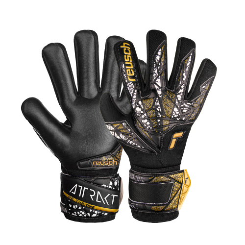 Dětské brankářské rukavice Reusch Attrakt Silver NC Finger Support