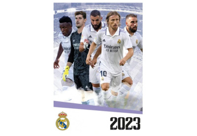 Nástěnný kalendář Real Madrid 2023