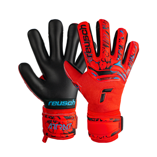 Dětské brankářské rukavice Reusch Attrakt Grip Evolution Finger Support