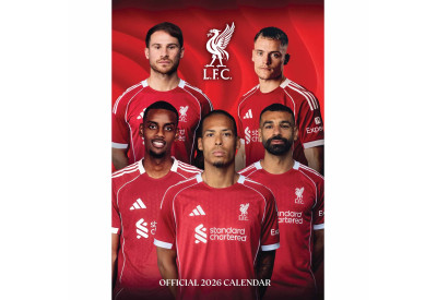Nástěnný kalendář Liverpool FC 2026