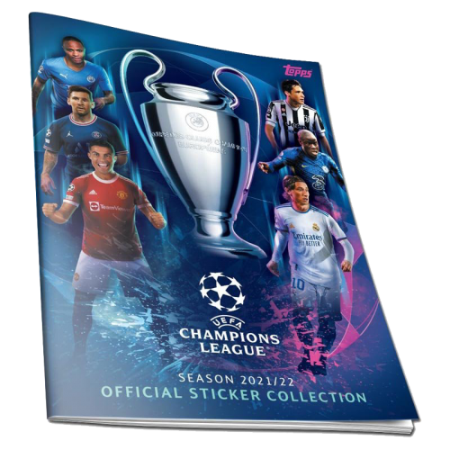 Album na fotbalové samolepky Topps Champions League 2021/22