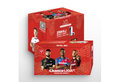 Retail box fotbalových kartiček SportZoo Chance Liga 2025/26 - 1.série