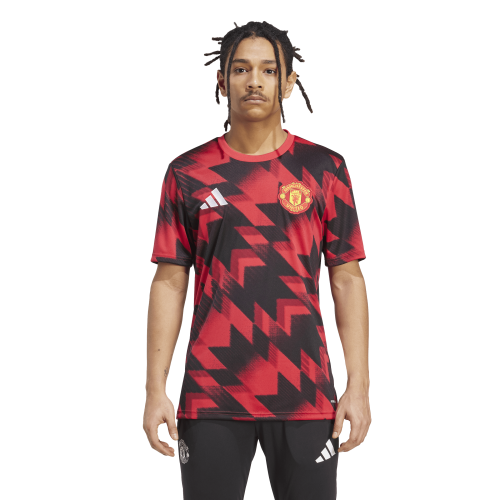 Předzápasový dres adidas Manchester United FC 25/26