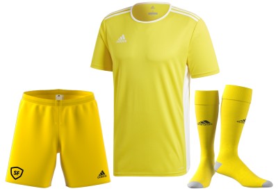 15x dětský fotbalový set adidas Entrada 18 krátký rukáv