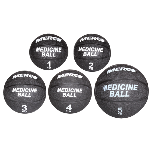 Medicinální míč Merco Black gumový
