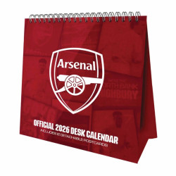 Stolní kalendář Arsenal FC 2026