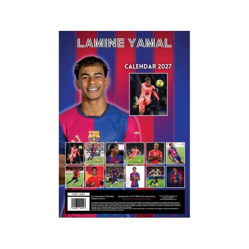 Nástěnný kalendář Lamine Yamal 2027