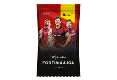 Retail balíček fotbalových kartiček SportZoo FORTUNA:LIGA 2023/24 Série 1