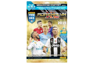 Mega Starter Pack fotbalových kartiček Panini Adrenalyn XL Fifa 365 - 2019
