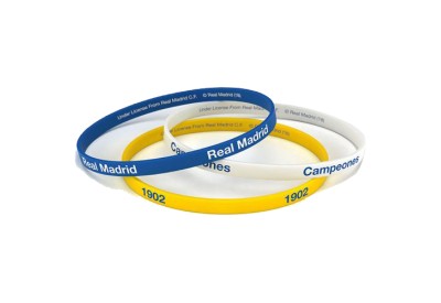 Set silikonových náramků Real Madrid