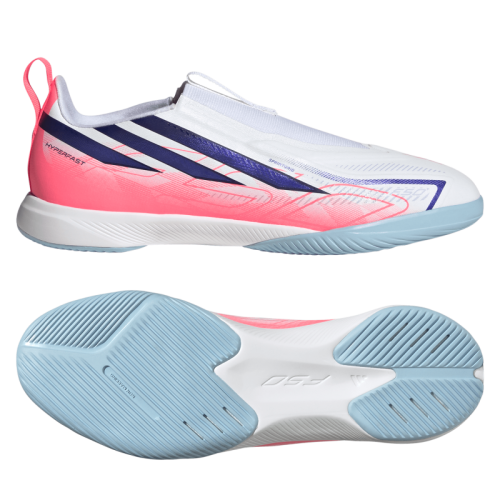Dětské sálové kopačky adidas F50 Hyperfast League Laceless IN