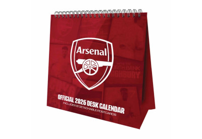 Stolní kalendář Arsenal FC 2026