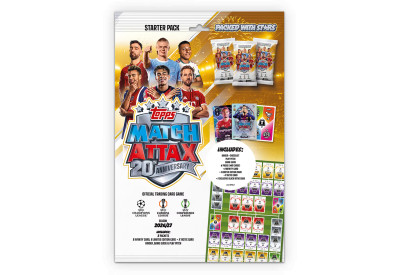 Starter Pack fotbalových kartiček Topps Match Attax UCC 26/27