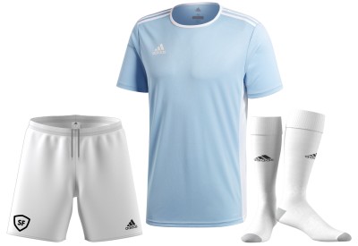 15x fotbalový set adidas Entrada 18 krátký rukáv
