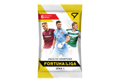 Retail balíček fotbalových kartiček SportZoo FORTUNA:LIGA 2022/23 Série 1