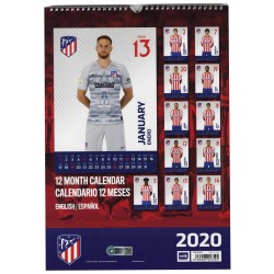 Nástěnný kalendář Atlético Madrid 2020