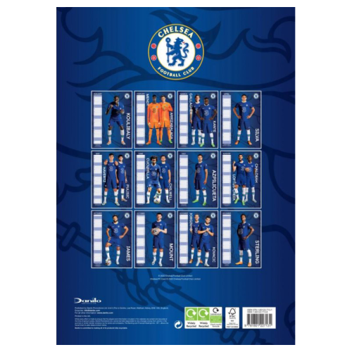 Nástěnný kalendář Chelsea FC 2023