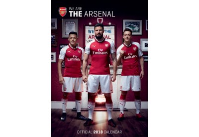 Nástěnný kalendář Arsenal FC 2018