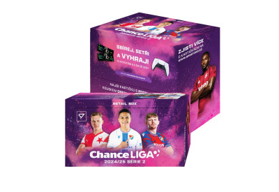 Retail box fotbalových kartiček SportZoo Chance Liga 2024/25 - 2.série