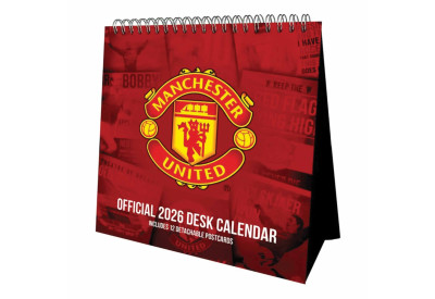 Stolní kalendář Manchester United FC 2026