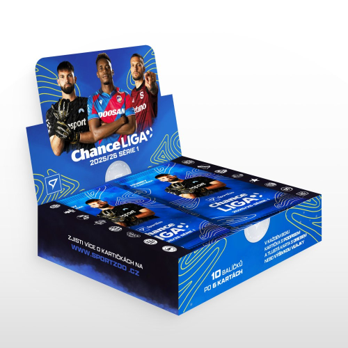 Hobby box fotbalových kartiček SportZoo Chance Liga 2025/26 - 1.série