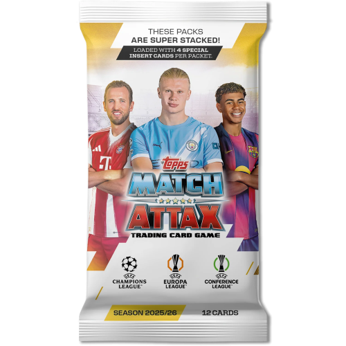 Balíček fotbalových kartiček Topps Match Attax 25/26
