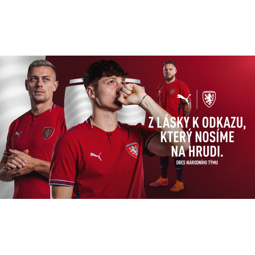 Dětský domácí dres Puma Česko 26