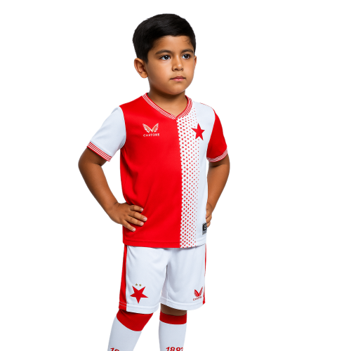 Dětský komplet Castore SK Slavia Praha domácí 2025/2026