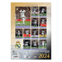 Nástěnný kalendář Real Madrid 2024