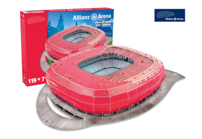 3D Puzzle - Fotbalový stadion Alianz Arena FC Bayern Mnichov