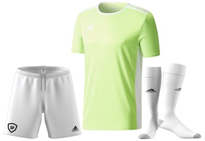 15x fotbalový set adidas Entrada 18 krátký rukáv