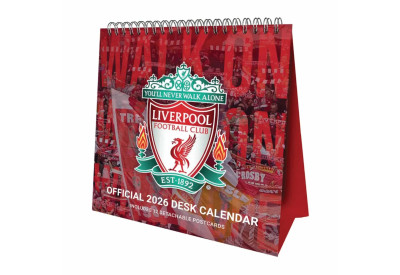 Stolní kalendář Liverpool FC 2026