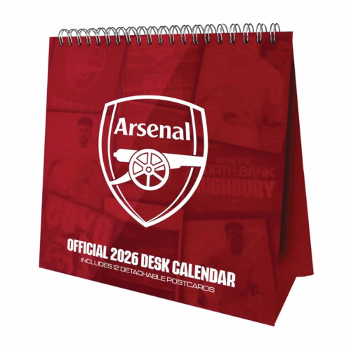 Stolní kalendář Arsenal FC 2026