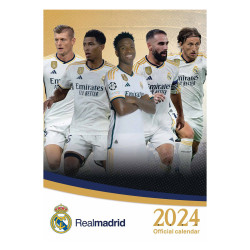 Nástěnný kalendář Real Madrid 2024