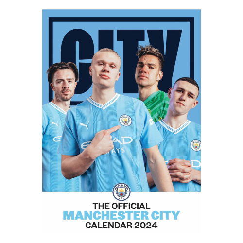 Nástěnný kalendář Manchester City FC 2024