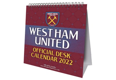 Stolní kalendář West Ham United FC 2022