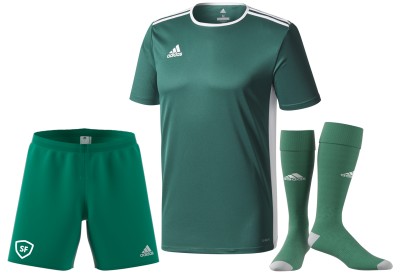 15x dětský fotbalový set adidas Entrada 18 krátký rukáv