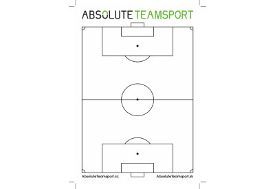 Trenérský blok fotbalového hřiště - velikost A2